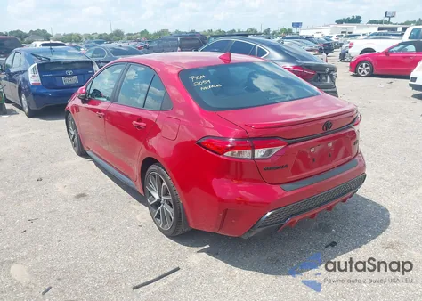 2020 Toyota Corolla Se z USA, uszkodzony, nr VIN 5YFS4RCE8LP026073